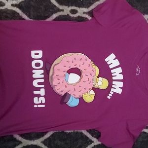 Homer simpson donut shirt